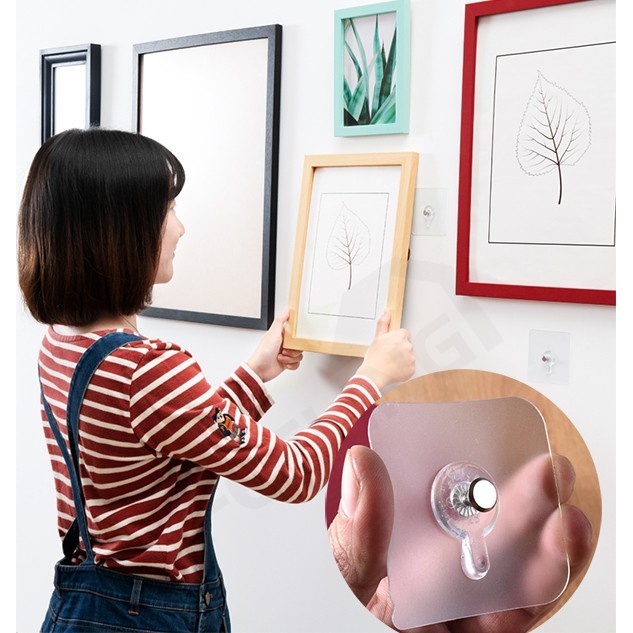FEELING 🔥 Bộ Tổ Chức Móc Treo Tường,Khung ảnh không đục lỗ Tự dính Móc Treo Tường Giá đỡ Trục Vít Giá đỡ, Móc Treo ảnh