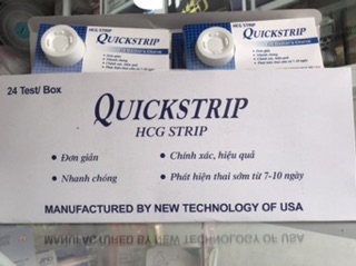 Que thử thai Quickstrip