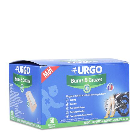 1 Miếng Dán Bỏng Bô Và Trợt Da Urgo Burns & Grazes 10x7 cm