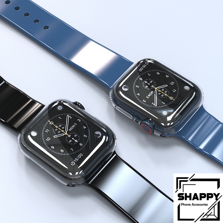 Ốp Silicon Apple Watch Series 1/2/3/4/5/6/7/SE Full Size 38/40/42/44/41/45MM [Shappy Shop]