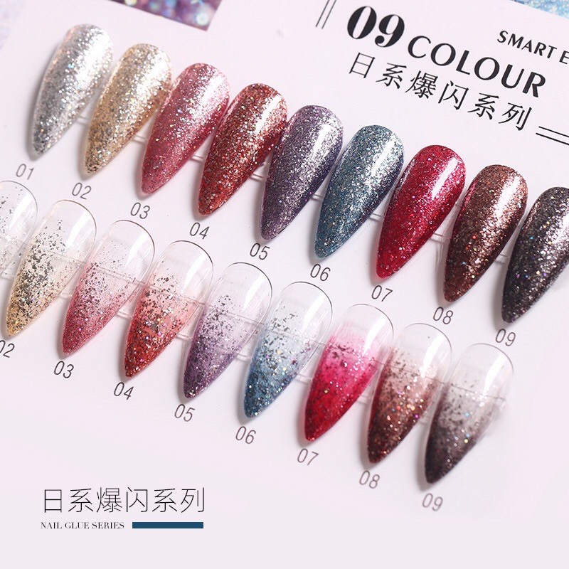 AIFER Sét Sơn gel thạch 9 chai màu !