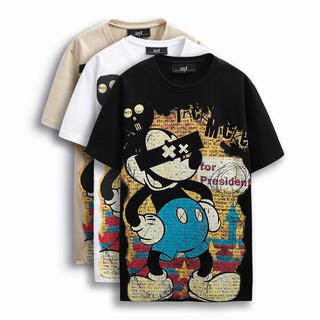 Áo Thun Nam INF Swag Mickey 3 Màu, Chất Vải Cotton Dày Dặn, INF AT010823, SOMEHOW
