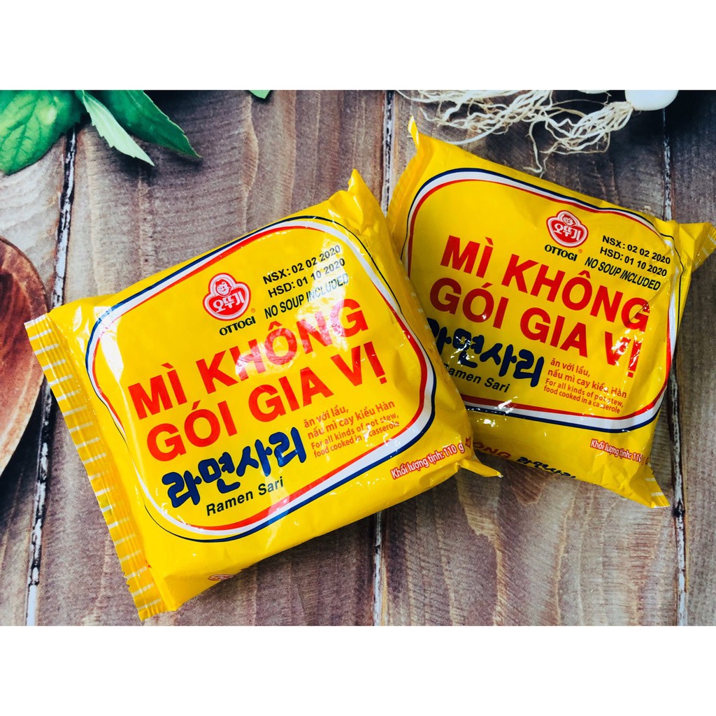 Combo 5 gói mì không vị ottogi