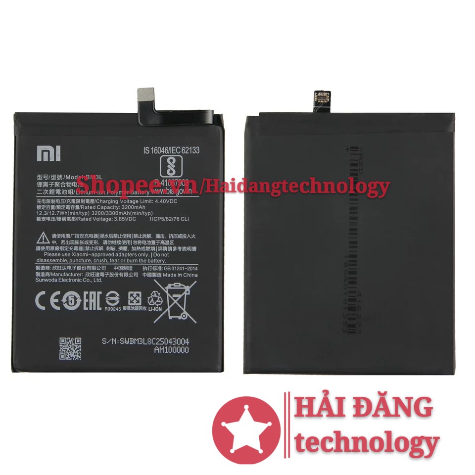 Pin Xiaomi Mi 9/ Mi9/ BM3L