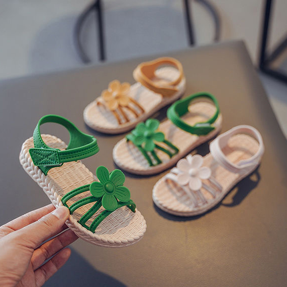 SUGE Xăng đan Công Chúa Đế Mềm Thời Trang Mùa Hè Cho Bé Gái