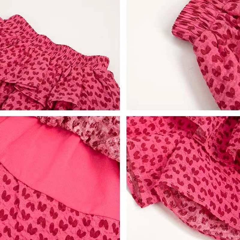 Quần Short Hoa Xếp Tầng Phong Cách Hàn Quốc Đáng Yêu Dành Cho Bé Gái 1-6 Tuổi