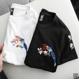 Áo Thun Numbi Thêu Chim 
