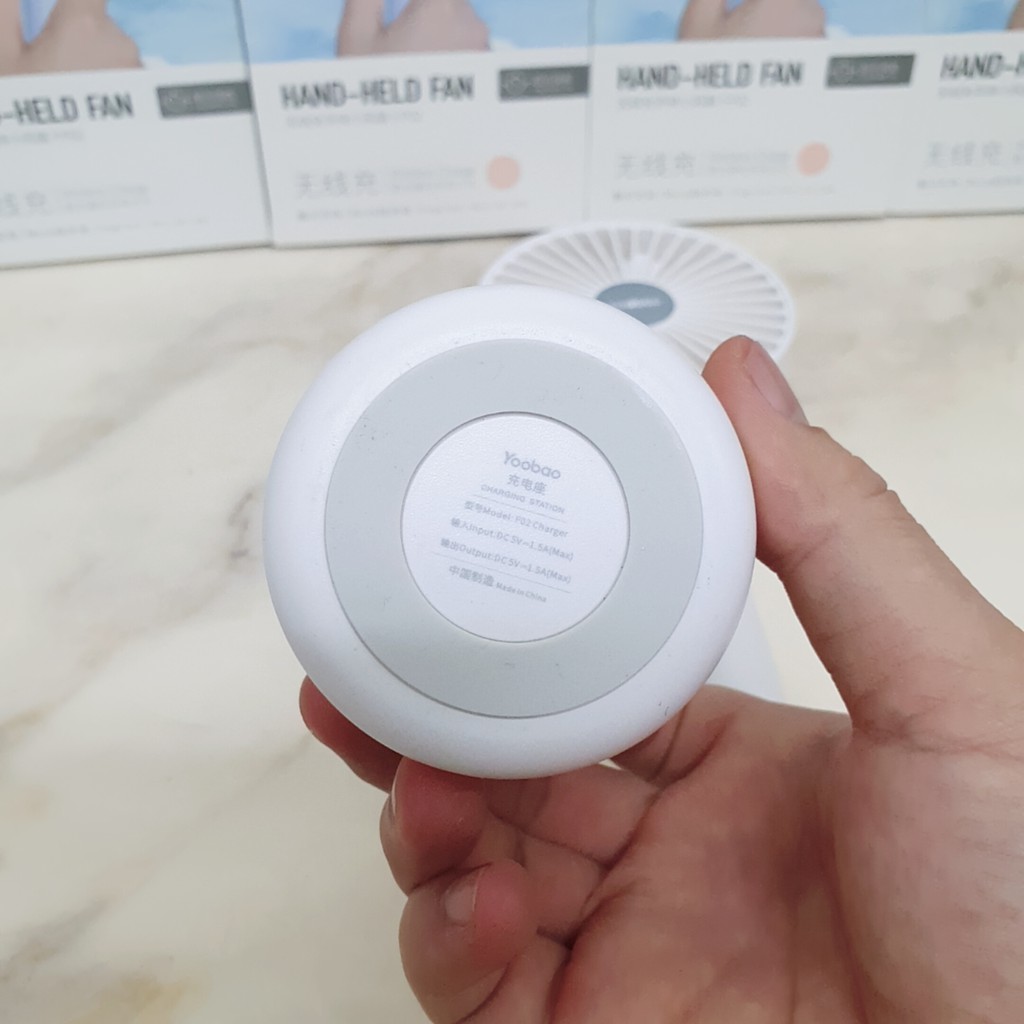 Quạt sạc mini Yoobao F02 2000mAh | BigBuy360 - bigbuy360.vn