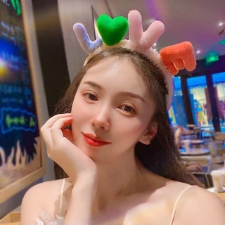 Băng đô phụ kiện tóc bờm tóc LOVE dễ thương