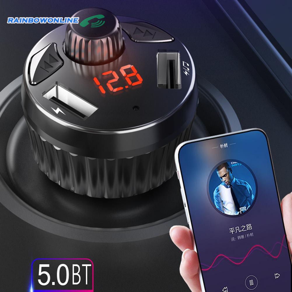 Máy Mp3 Bc05 Bluetooth 5.0 Tích Hợp Bộ Phát Sóng Fm Chuyên Dụng Cho Ô Tô