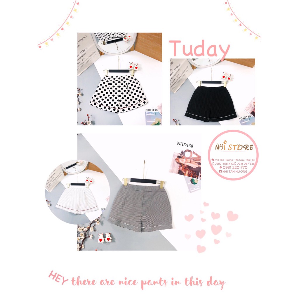 [FREESHIP 50K] QUẦN SHORT NGẮN NHISTORE LƯNG THUN ỐNG RỘNG FREESIZE DƯỚI 57KG
