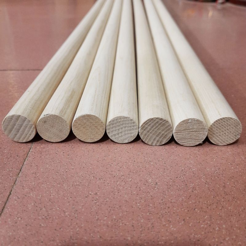 Thanh Gỗ Tròn Phi 25mm Gỗ Tần Bì