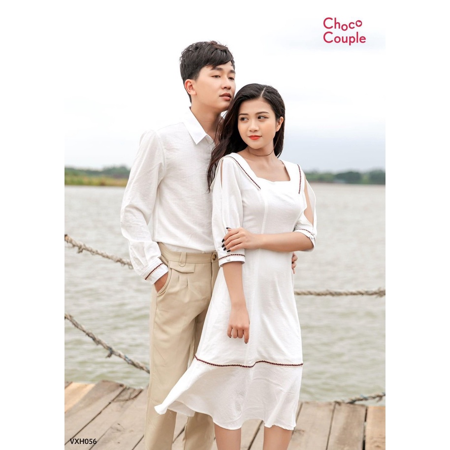 Đồ đôi nam nữ đẹp đi tiệc, đi chơi, đi biển, chụp hình cưới: gồm áo sơ mi nam váy nữ TRUNGNGUYEN couple