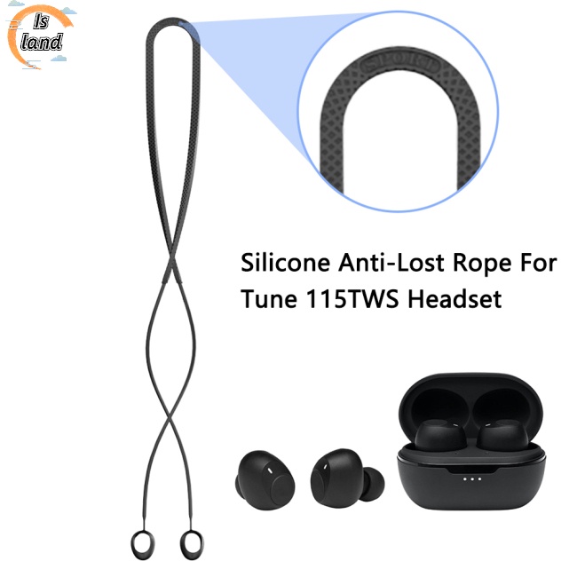 Dây Đeo Cổ Co Giãn Bằng Silicon Chống Thất Lạc Cho Jbl Tune 115tws