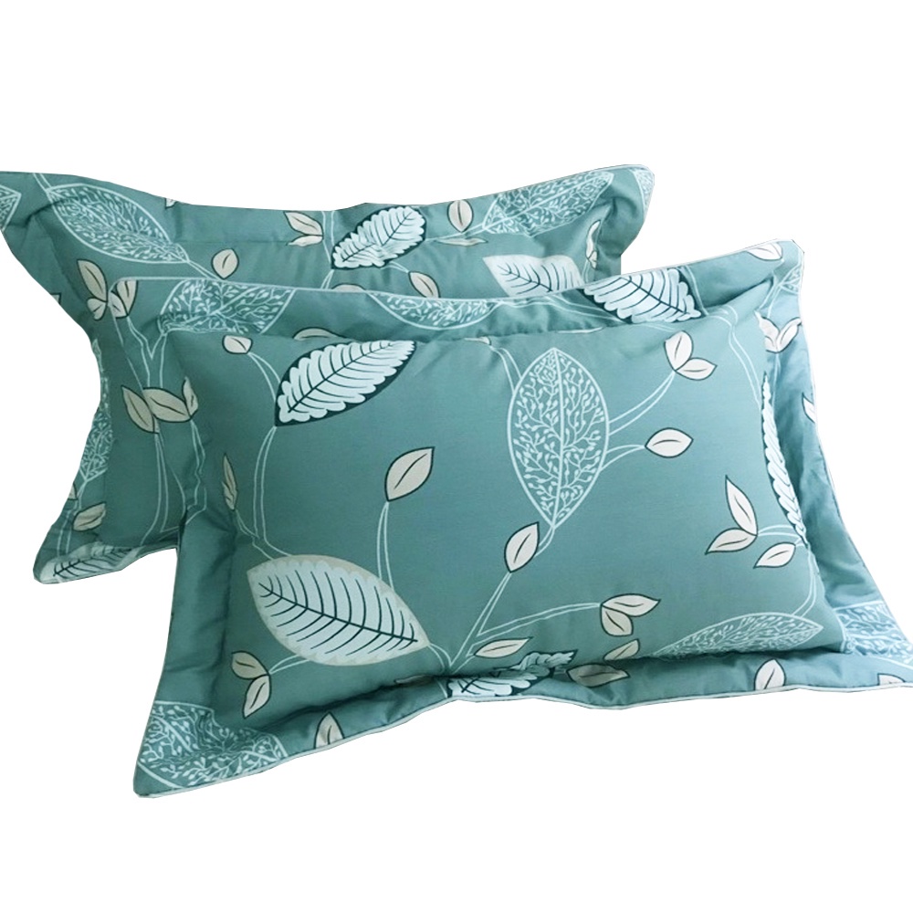 (Giá rẻ) ☕ Vỏ gối nằm, kê đầu (có khóa kéo) mẫu Tim xám cotton 100 hàng đẹp sờ mát lạnh tay dùng khách sạn