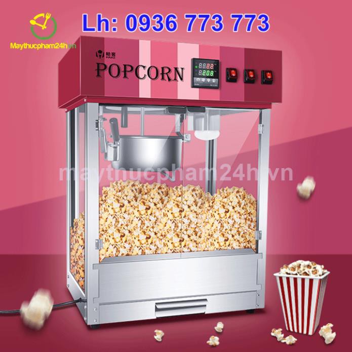 Nồi nổ bắp rang bơ điện tủ kính POPCORN-2021