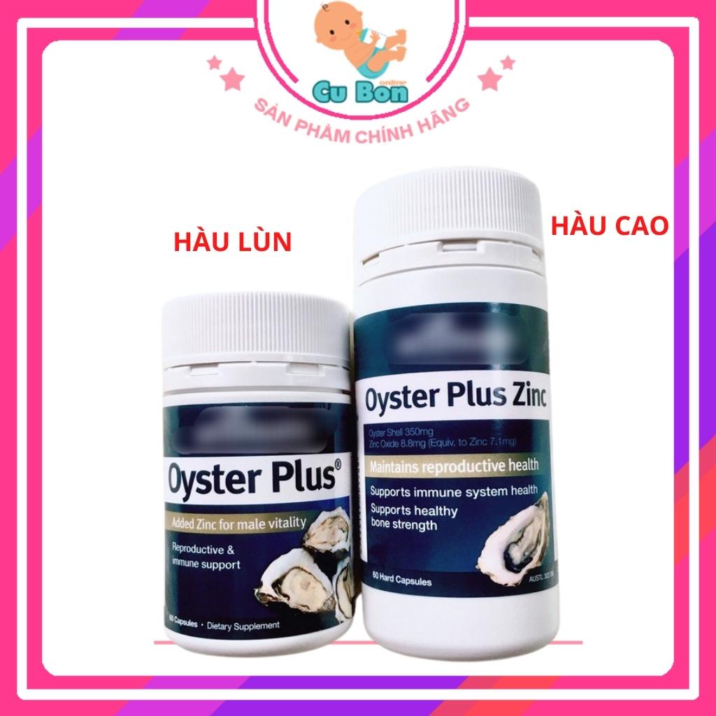 Tinh chất hàu Úc Goodhealth Oyster Plus ZinC 60 viên Úc hỗ trợ sinh lý nam giới