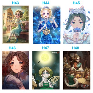 Poster-Tranh-dán -tường-anime-Identity-V(mẫu 3)