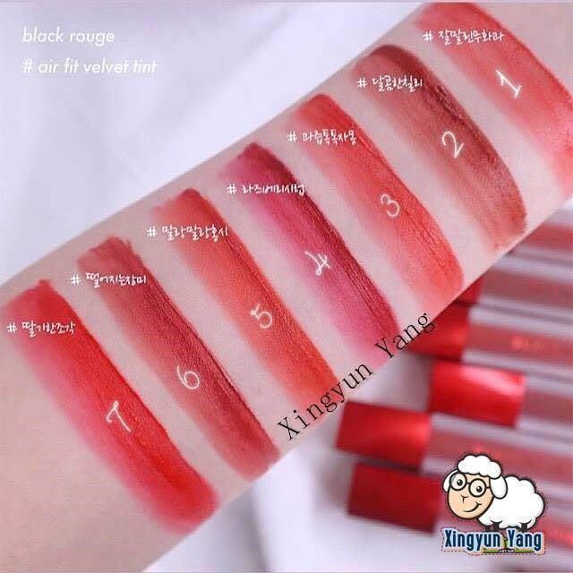 Son Kem Lì Blackrouge Air Fit Velvet Tint Hàn Quốc Chất Son Mềm Mịn Giữ Màu Bền Suốt Ngày Dài