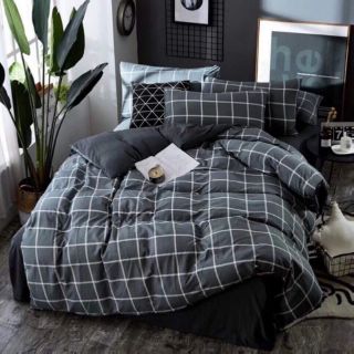 (Nhiều màu) bộ VỀ NHÀ ĐI CON set chăn ga gối Đũi 4 món Hàn Quốc
