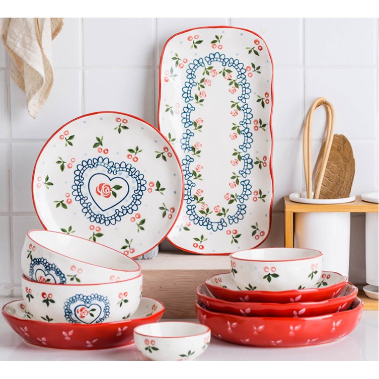Bộ chén bát Nhật Bản Cherry siêu xinh