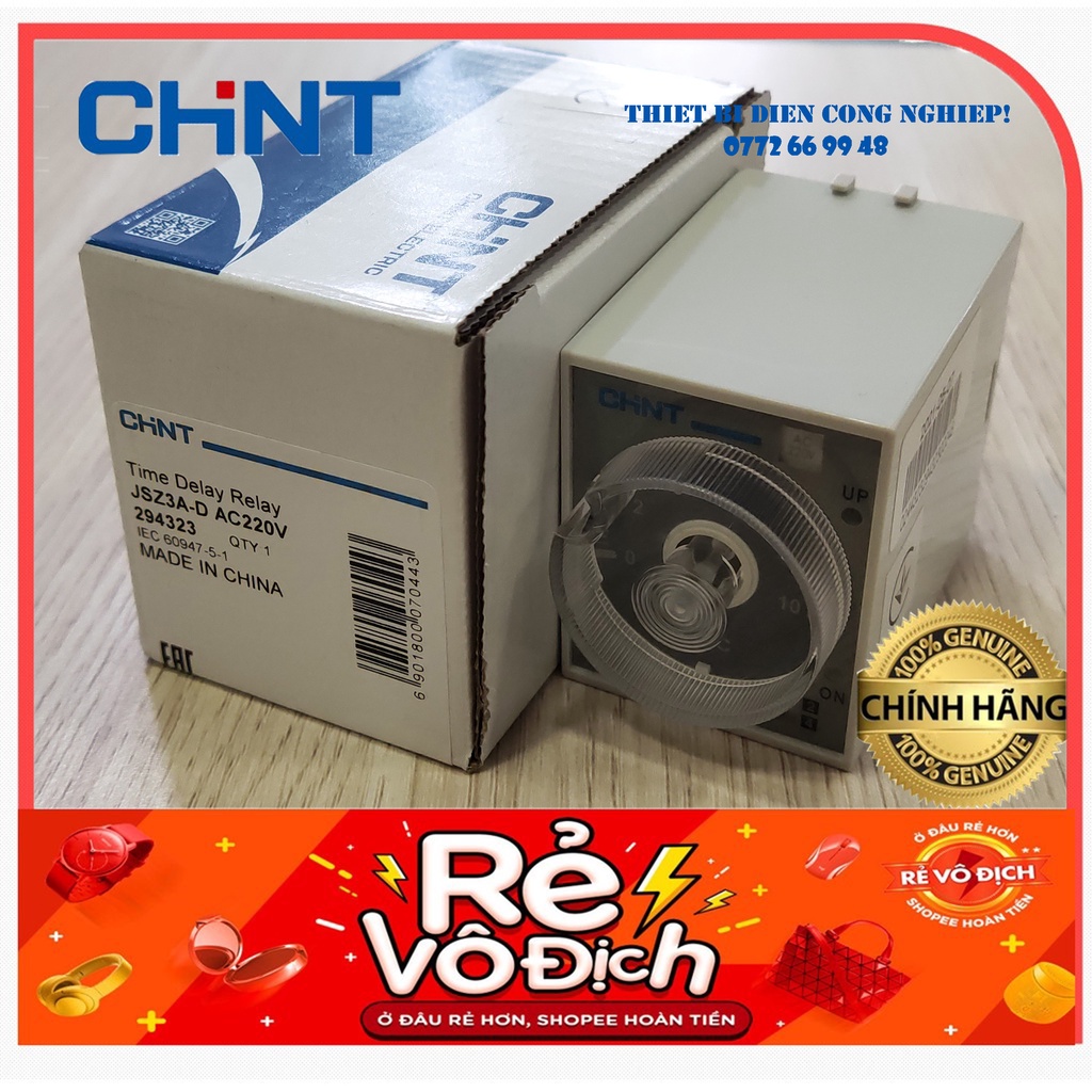 Rơle thời gian JSZ3A Chint