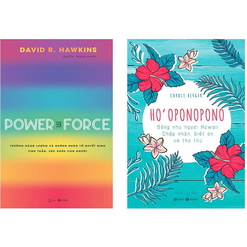 Sách - Combo Ho’oponopono: Sống Như Người Hawaii – Chấp Nhận, Biết Ơn Và Power vs Force - Trường Năng Lượng (Lẻ tuỳ chọn