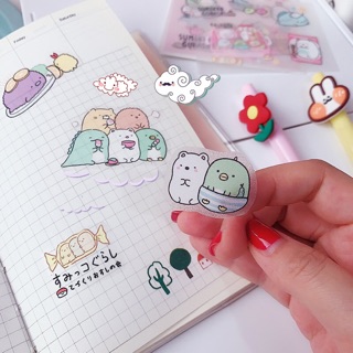 Set 4 tấm sticker cute