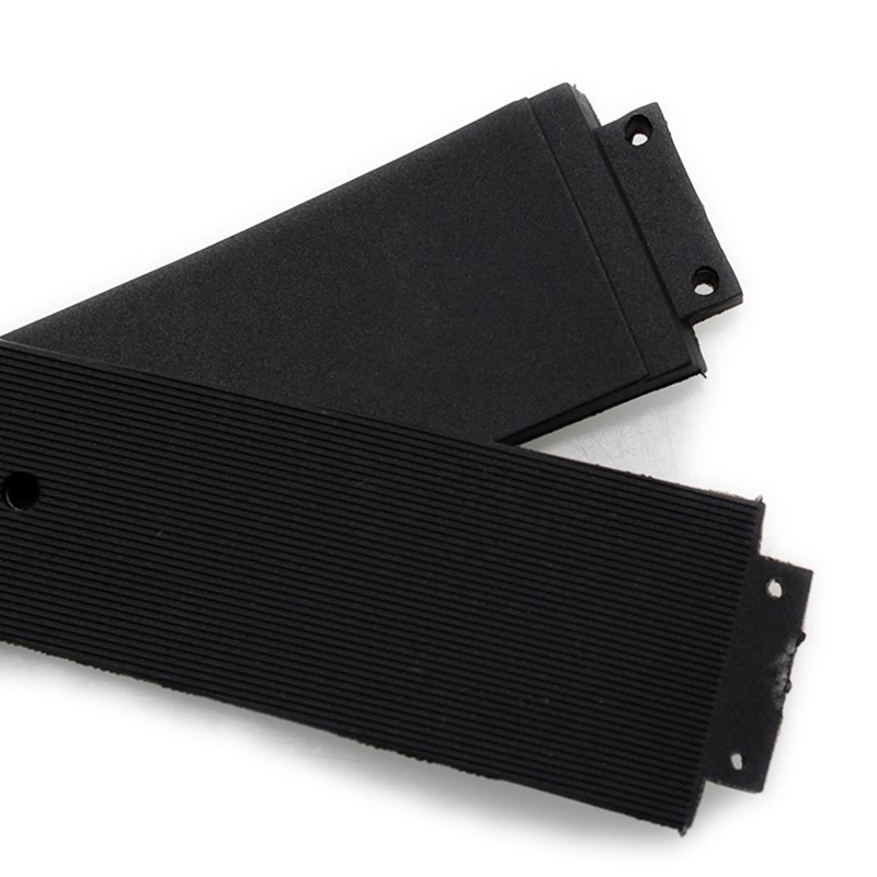 Dây Đeo Đồng Hồ Bằng Silicone Cao Su Kẻ Sọc Dọc 19x25mm Cho Hublot Fusion Series