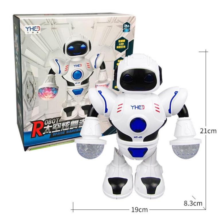 Đồ Chơi Trẻ Em Robot Biết Phát Sáng Và Nhảy Múa Theo Nhạc Cao Cấp