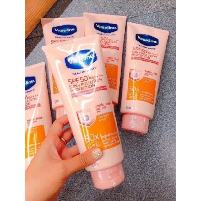 Kem dưỡng trắng da chống nắng Vaseline 50x SPF 50+ Thái Lan