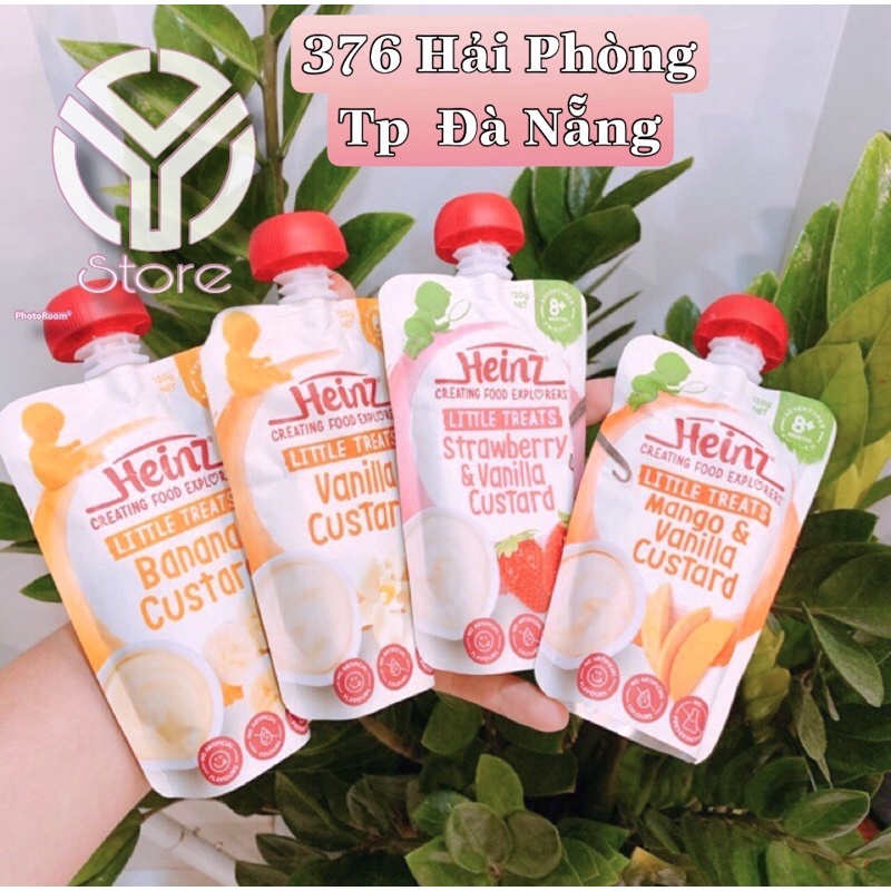 Váng Sữa Heinz hoa quả nghiền Úc cho bé từ 6 tháng