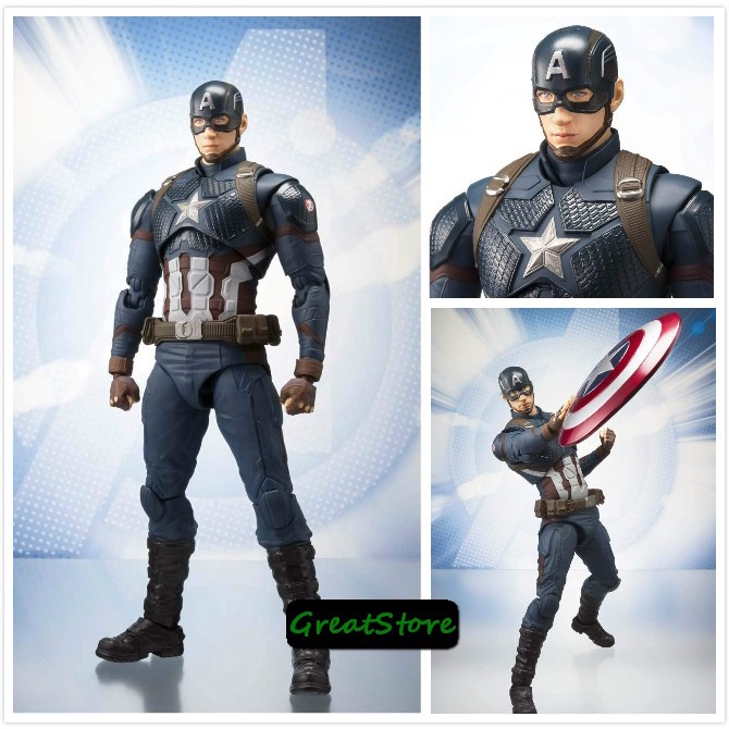 MÔ HÌNH NHÂN VẬT CAPTAIN AMERICA ĐỘI TRƯỞNG MỸ AVENGERS 4 INFINITY WAR CỬ ĐỘNG ĐƯỢC