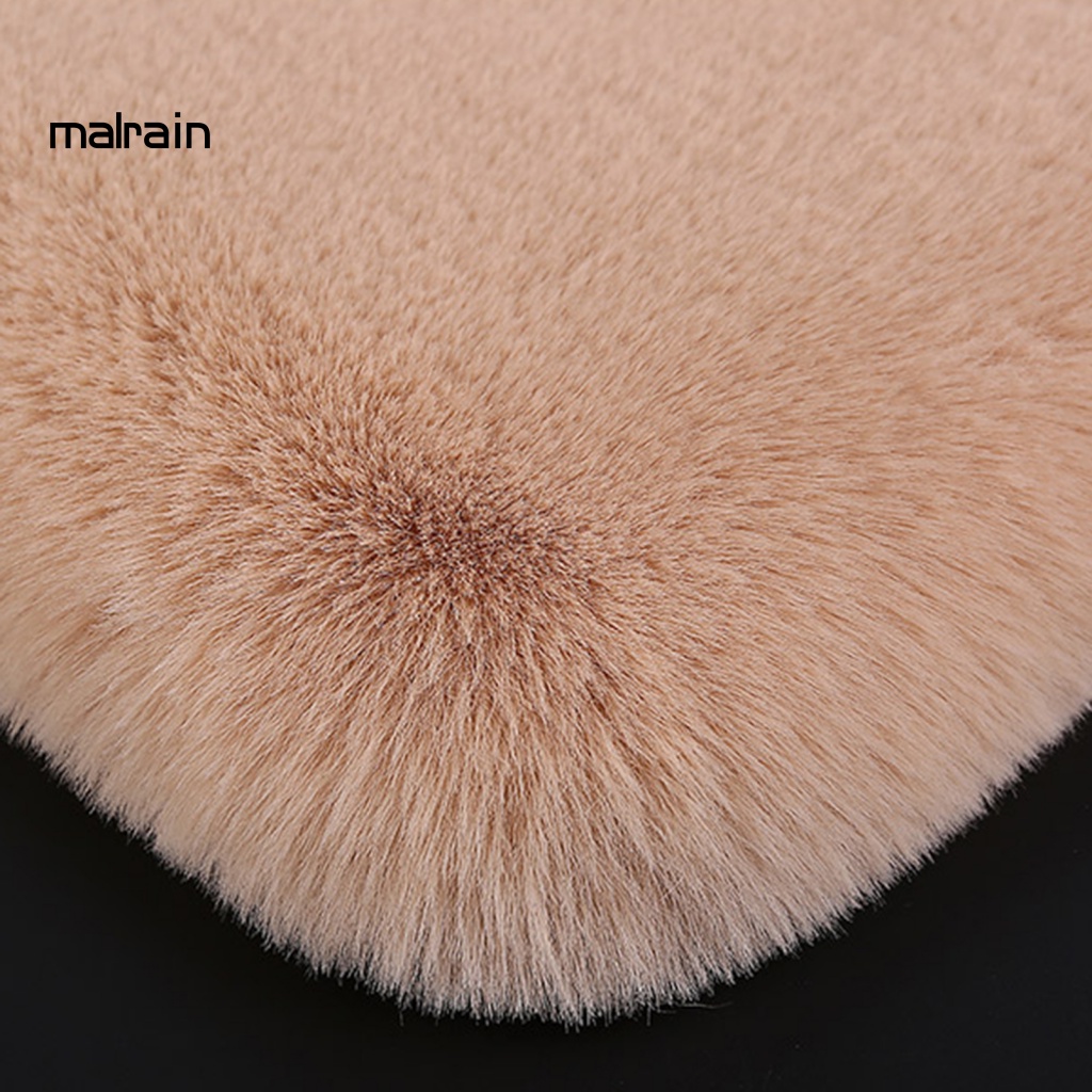 Đệm Lót Ghế Ngồi Xe Hơi Phủ Lông Mềm Mại Chống Trượt Giữ Ấm Mùa Đông