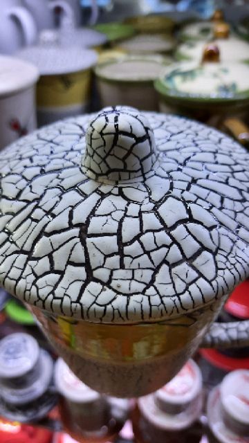 Cốc sứ có nắp Bát Tràng