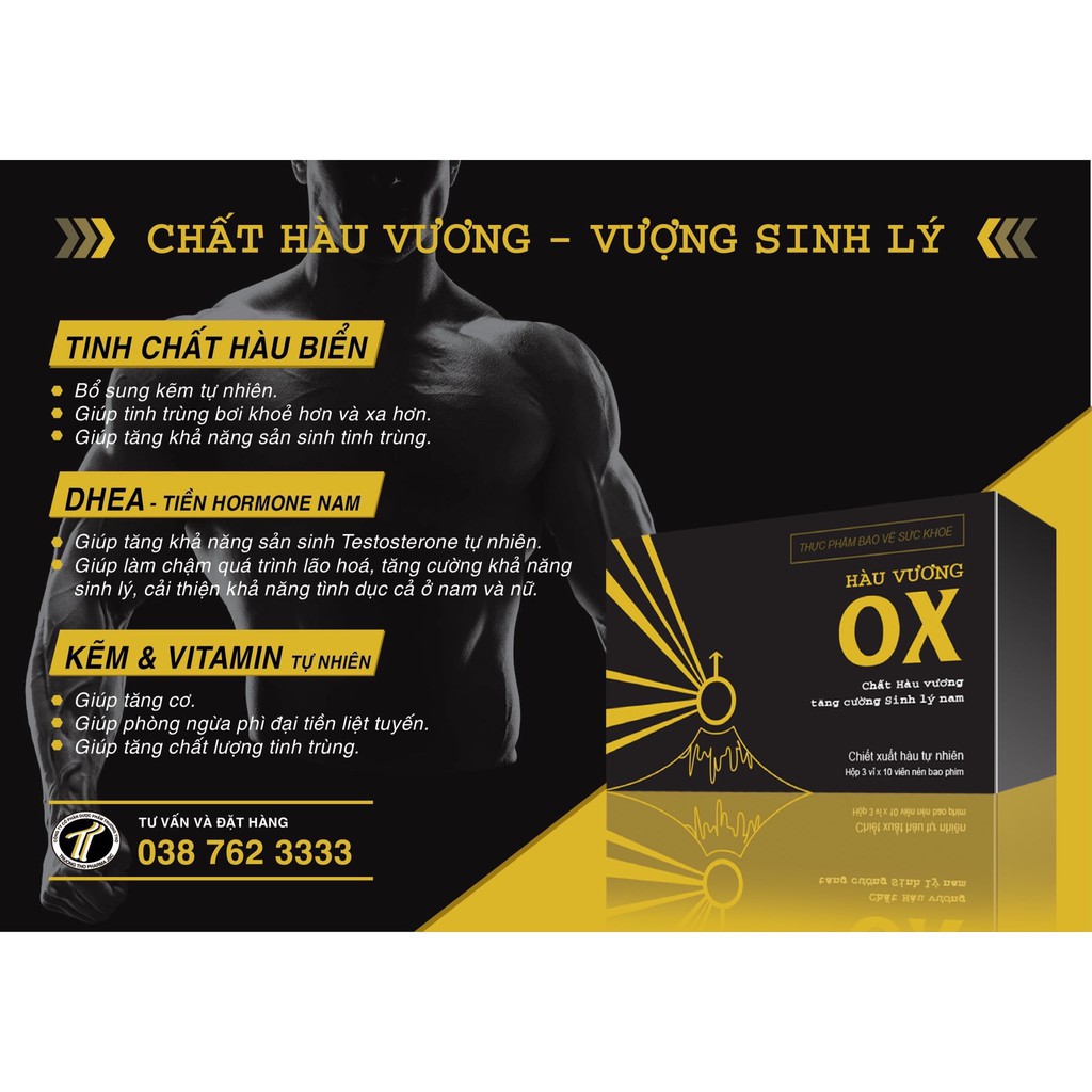 Hàu Vương OX Tăng Cường Sức Khỏe Sinh Lý Nam Giới Hiệu Quả | BigBuy360 - bigbuy360.vn