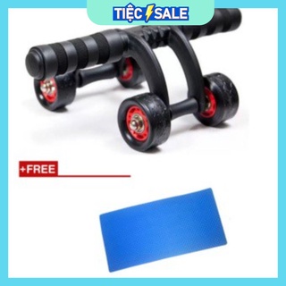 Con lăn bụng 4 bánh cao cấp + tặng kèm thảm _ Giá Bán Sỉ Lẻ