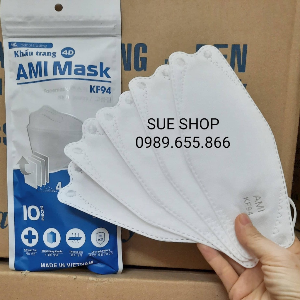 Hộp 50 cái Khẩu trang 3D và y tế cao cấp chính hãng