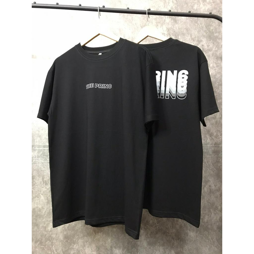 Xả Hàng áo thun Unisex ABE in chữ PrinC chất liệu Cotton 100% co giãn 2 chiều