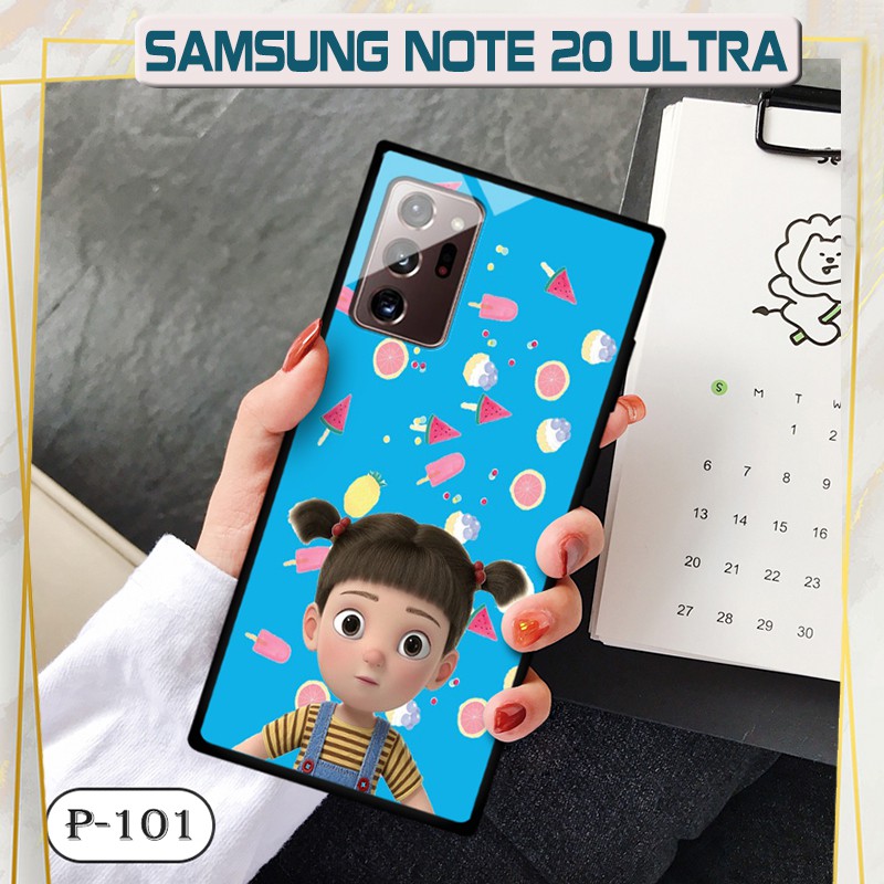 Ốp lưng kính 3D Samsung Note 20 Ultra- hình cute