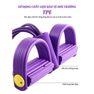 Dây kéo cao su tập bụng (Hàng loại 1 4 dây)