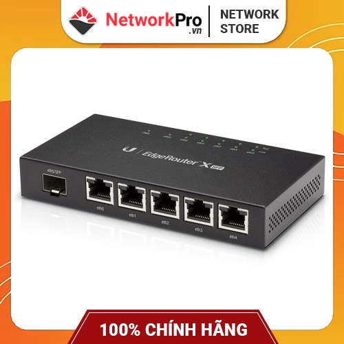 Router và cân bằng tải Ubiquiti EdgeRouter X SFP có cổng quang  Hàng chính hãng