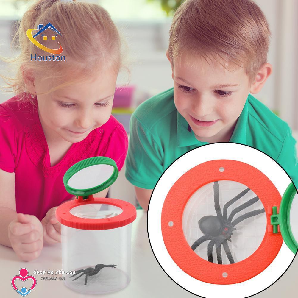 Hộp đựng quan sát côn trùng - Đồ chơi giáo dục cho bé - có Kính Lúp 3 / 6x