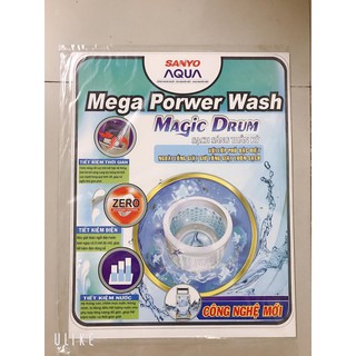 Miếng Dán/Tem Dán Máy Giặt SANYO AQUA (mẫu 3)
