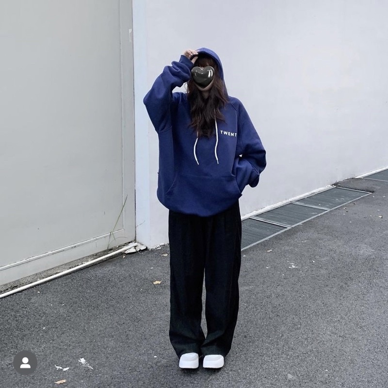 Áo hoodie TWENTI nỉ basic