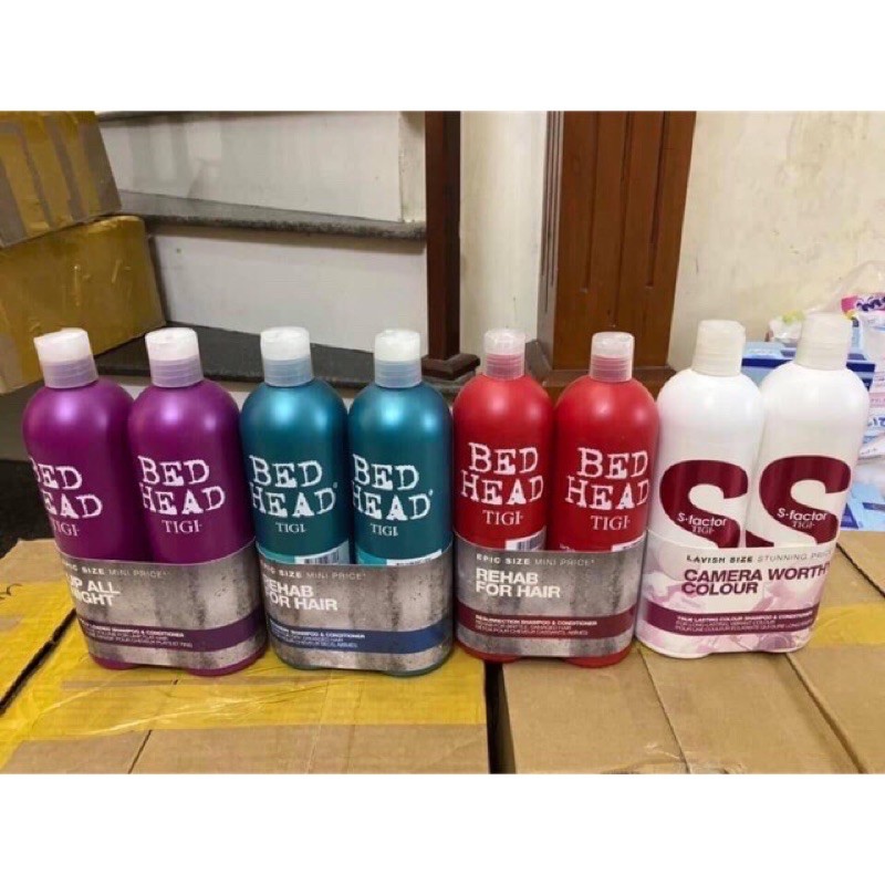 ( CHÍNH HÃNG ) Cặp Dầu Gội Xả TIGI 750ml [Tigi Trắng, Đỏ, Xanh, Tím, Catwalk] | BigBuy360 - bigbuy360.vn