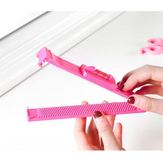 Kéo tỉa tóc (tay xanh) + kẹp đo cắt tóc tại nhà