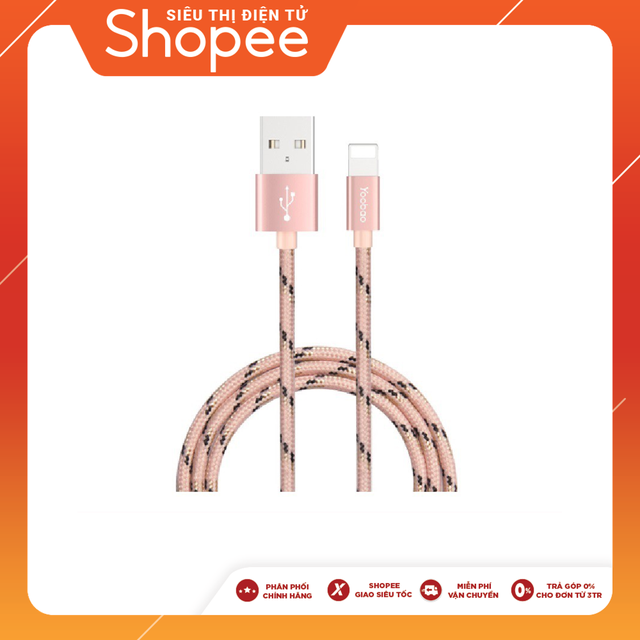 Dây cáp sạc lightning 1.5m Yoobao YB-422