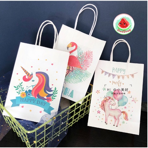 Túi đựng quà hình chữ nhật - Túi Giấy Bìa Cứng siêu dai, siêu bền 🍉Duashop🍉