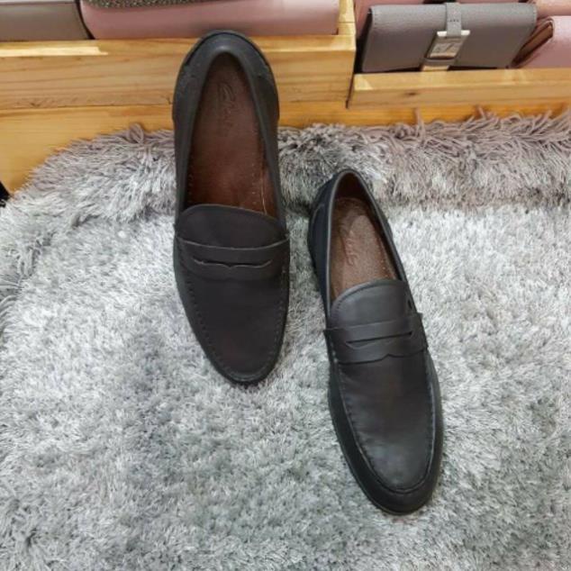 sale 12-12 Moka Clark nam hàng xuất xịn da thật